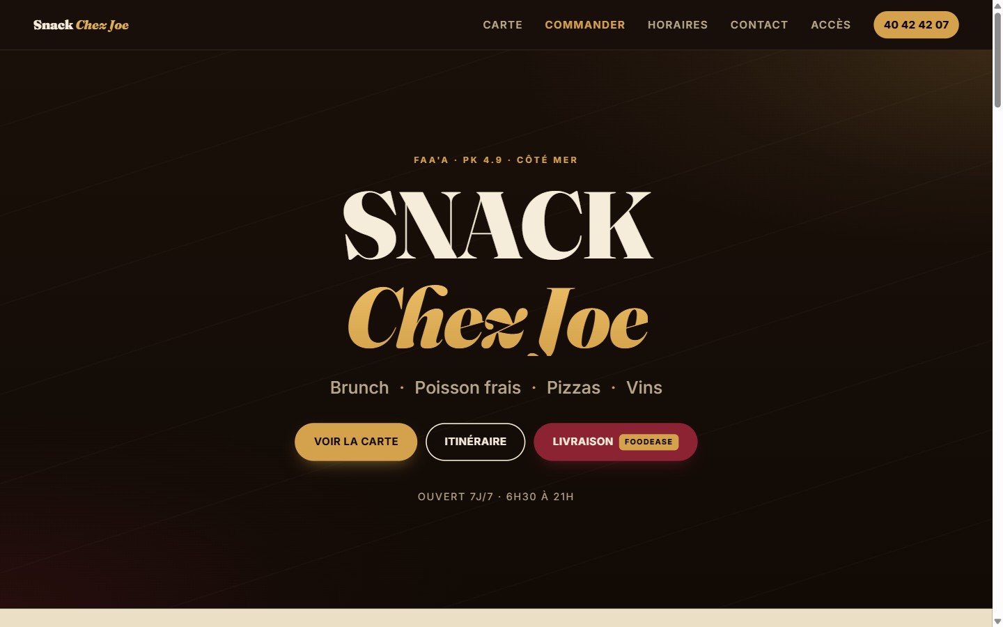 Snack Chez Joe